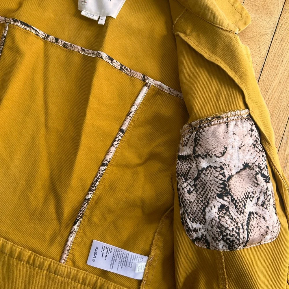 Nora Flounce Sleeve Jacket Anthropologie sz M - Picture 12 of 16